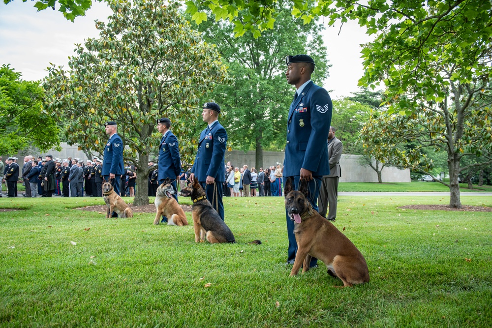 Military Funeral Honors with Funeral Escort for Petty Officer 2nd Class Michael Brodsky in Section 60 of Arlington National Cemetery