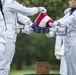 Military Funeral Honors with Funeral Escort for Petty Officer 2nd Class Michael Brodsky in Section 60 of Arlington National Cemetery