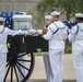 Military Funeral Honors with Funeral Escort for Petty Officer 2nd Class Michael Brodsky in Section 60 of Arlington National Cemetery