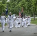 Military Funeral Honors with Funeral Escort for Petty Officer 2nd Class Michael Brodsky in Section 60 of Arlington National Cemetery