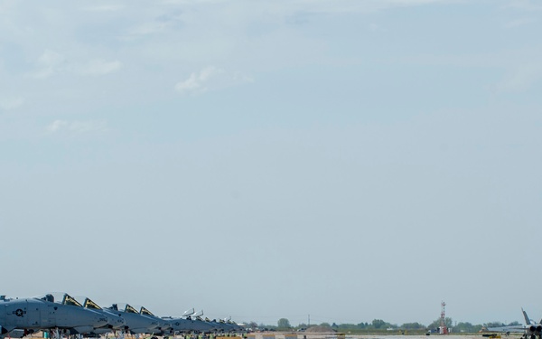 Navy Super Hornets Take Flight with Idaho Air National Guard A-10s
