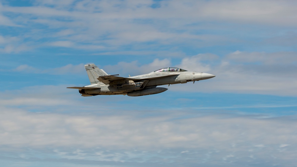 Navy Super Hornets Take Flight with Idaho Air National Guard A-10s