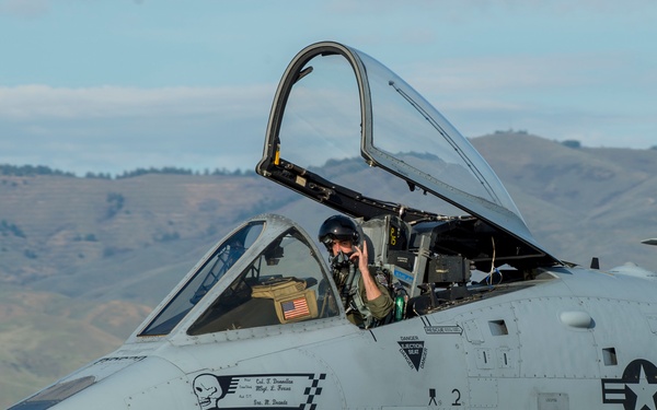 Navy Super Hornets Take Flight with Idaho Air National Guard A-10s