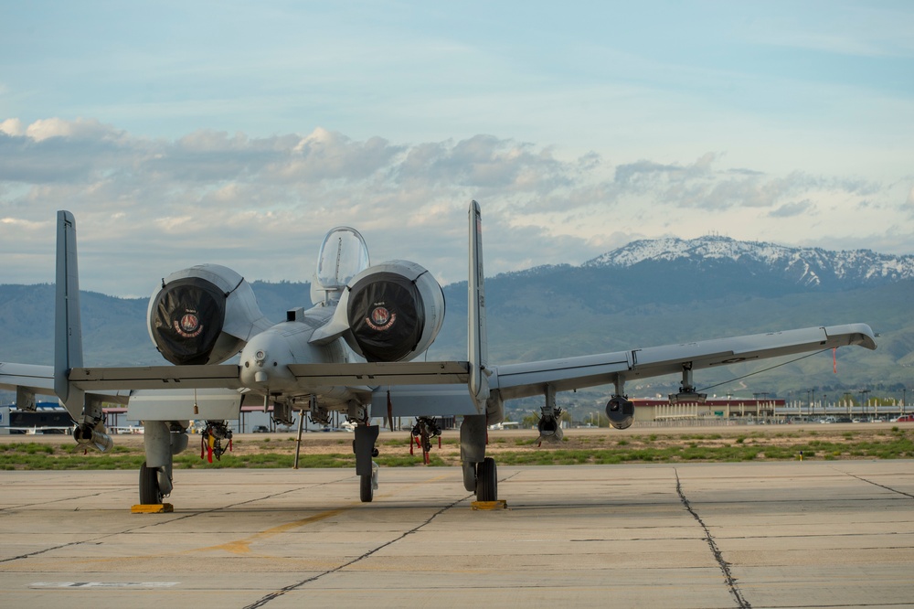 Navy Super Hornets Take Flight with Idaho Air National Guard A-10s