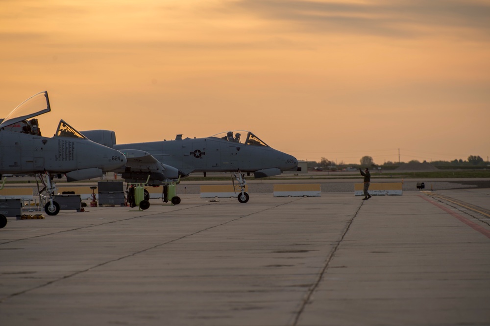 Navy Super Hornets Take Flight with Idaho Air National Guard A-10s