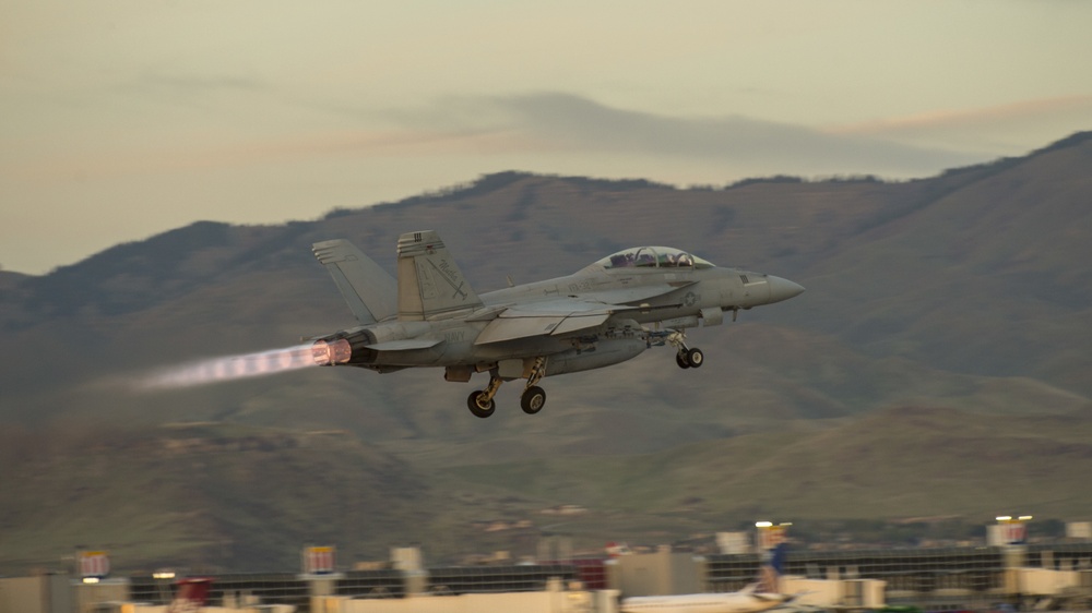 Navy Super Hornets Take Flight with Idaho Air National Guard A-10s