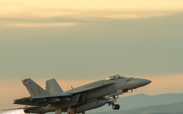 Navy Super Hornets Take Flight with Idaho Air National Guard A-10s