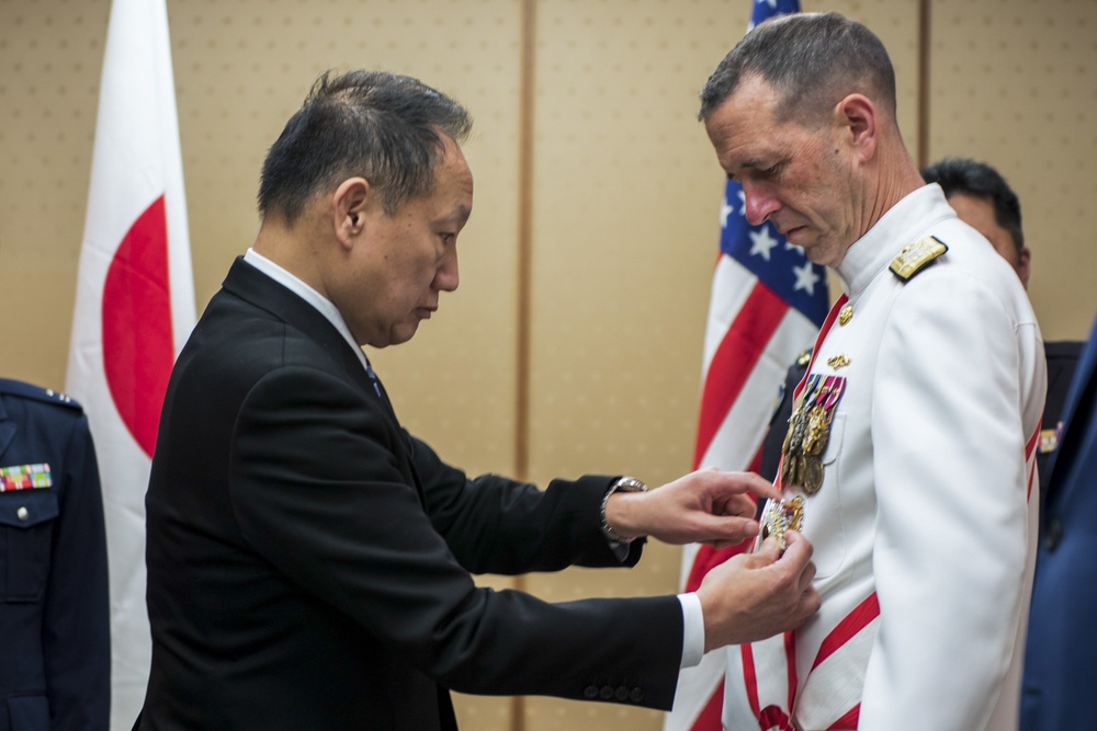 CNO Visits Japan, Receives Grand Cordon of the Order of the Rising Sun