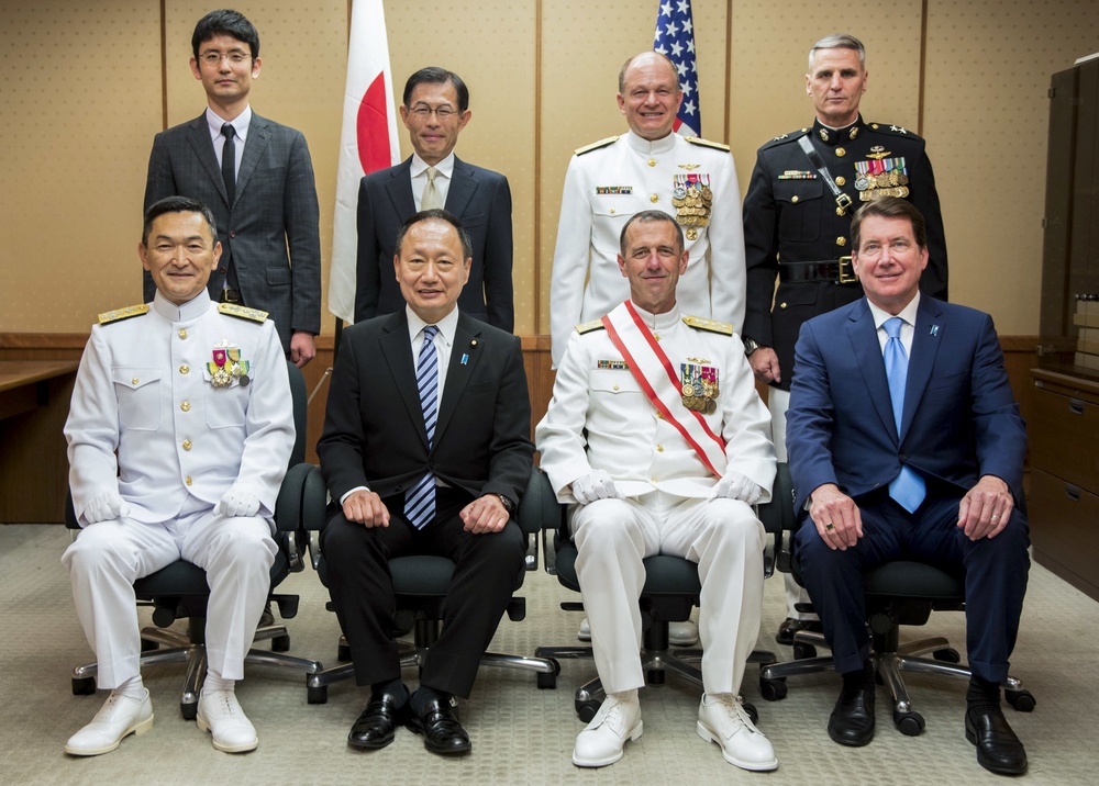 CNO Visits Japan, Receives Grand Cordon of the Order of the Rising Sun