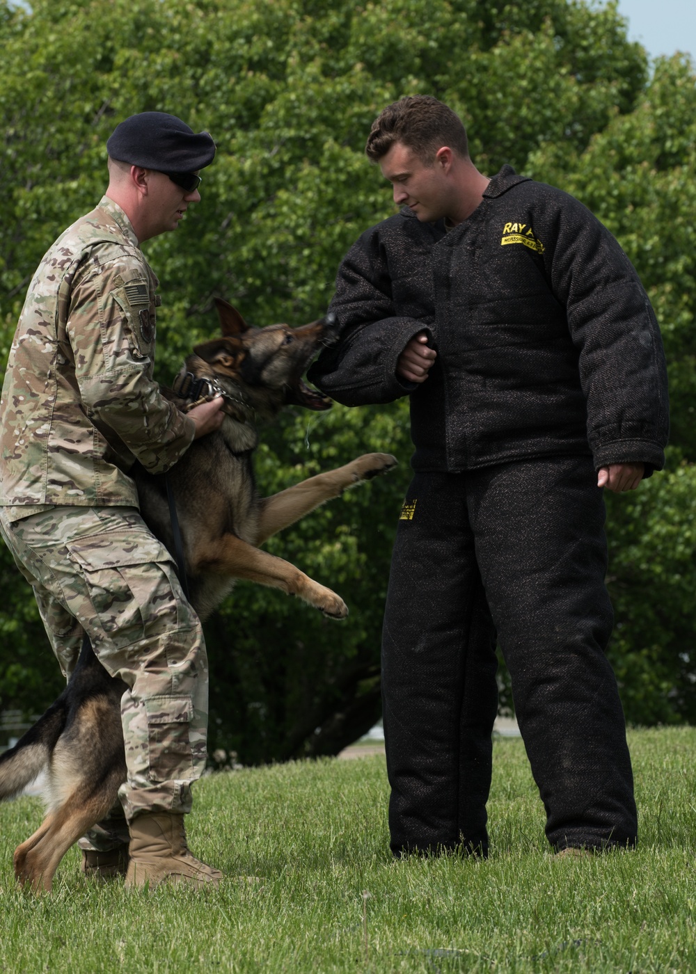 The 509th SFS conducts National Police Week demonstrations