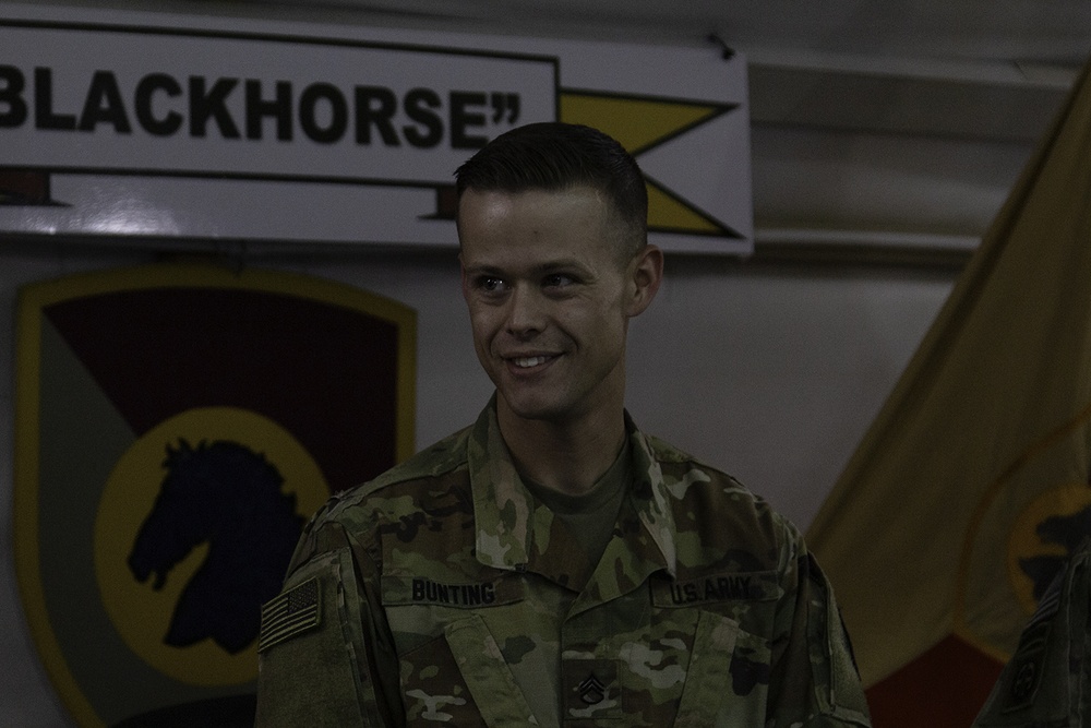 Blackhorse of the Week - Staff Sgt. Jacob Bunting