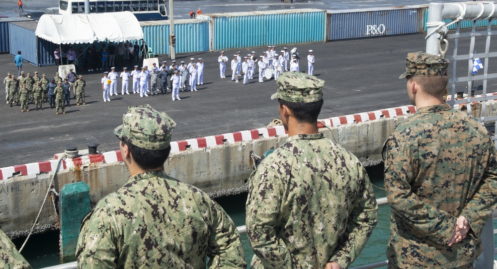 Final Mission Stop for Pacific Partnership 2019 Thailand: USNS Fall River Arrival