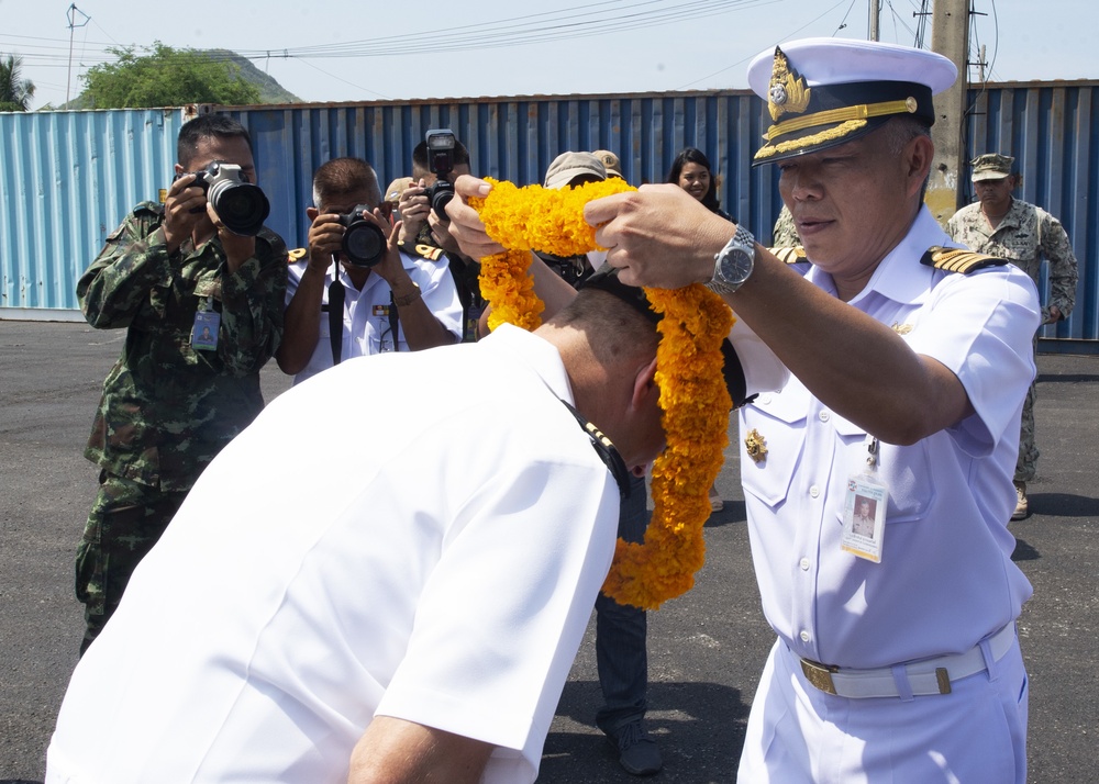 Final Mission Stop for Pacific Partnership 2019 Thailand: USNS Fall River Arrival