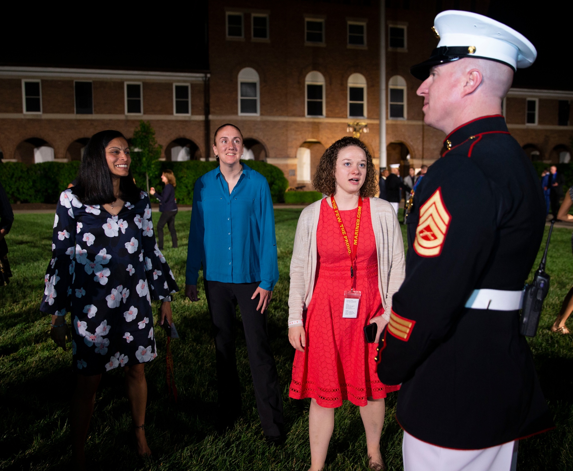 DVIDS Images Coaches attend evening parade at Marine Barracks