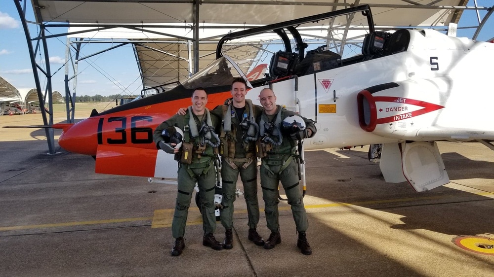 Occhipinti Brothers During Advanced Jet Training