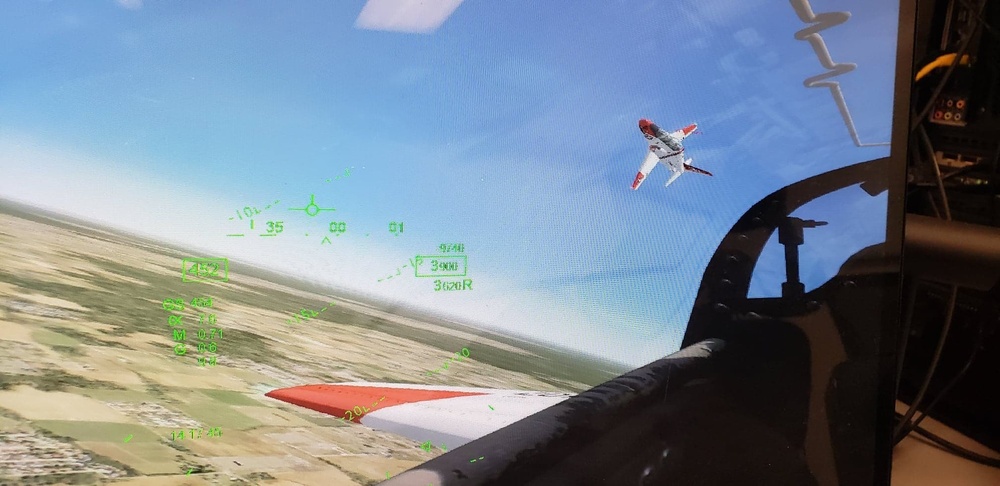Screenshot of T-45 Virtual Reality flight trainer