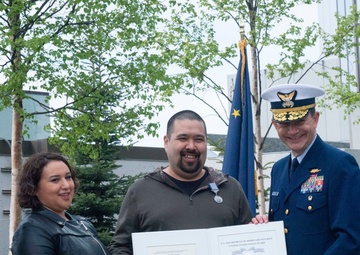 Coast Guard honors Kotzebue, Alaska, man with Silver Lifesaving Medal