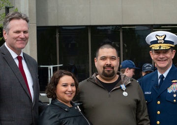 Coast Guard honors Kotzebue, Alaska, man with Silver Lifesaving Medal