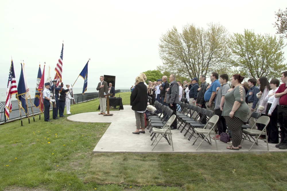 SANGB Enlisted Heritage House dedicates &quot;Selfridge Steps&quot;
