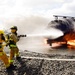 Hawaii Army National Guard fire fighters conduct aircraft training