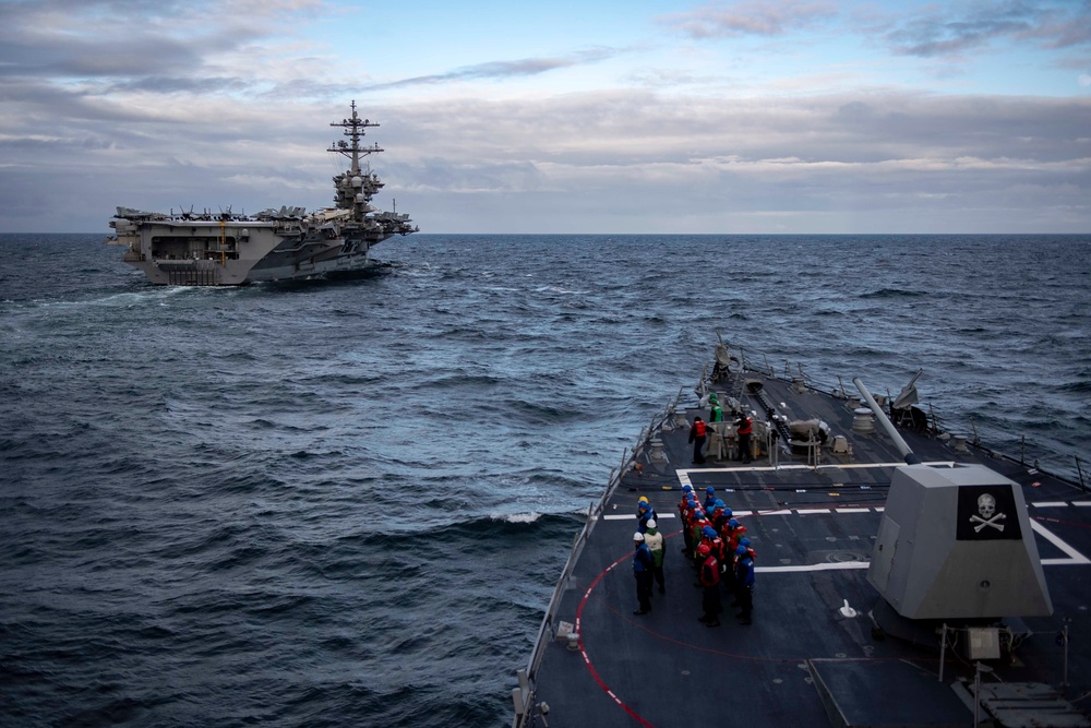 USS Kidd (DDG 100) Conducts Operations During Exercise Northern Edge 2019