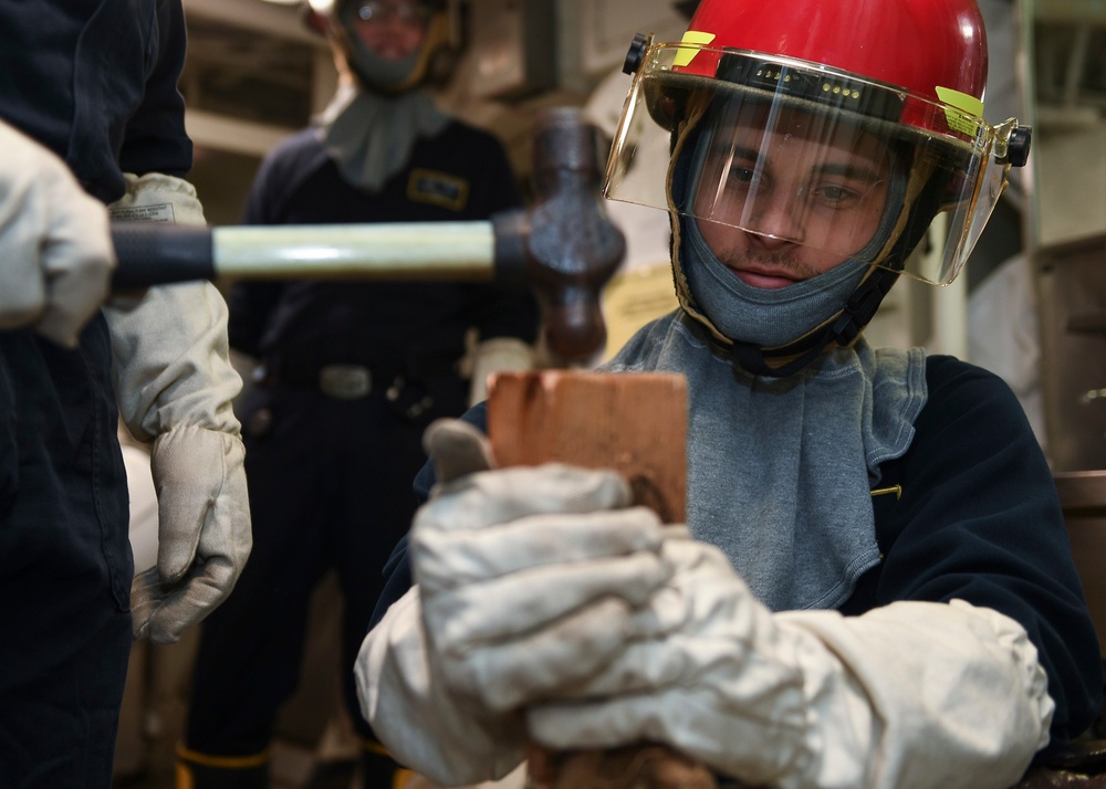 Nimitz Sailors Participate in a GQ Drill