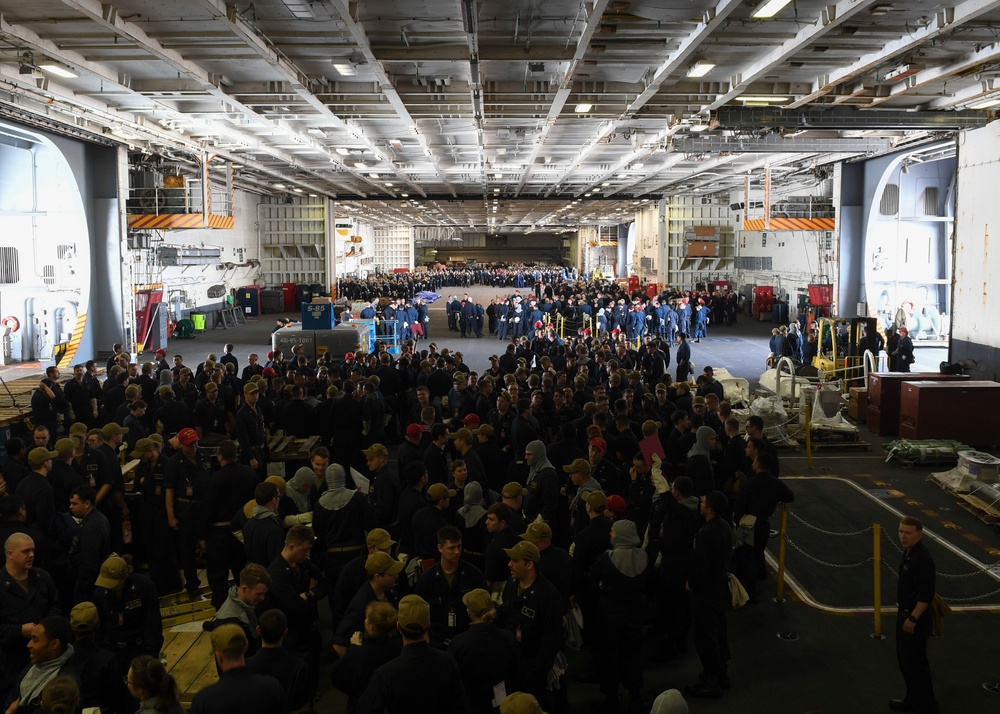 Nimitz Sailors Participate in a GQ Drill