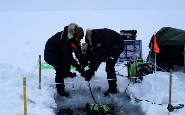 NAVWAR Provides Technical Expertise for Underwater Ice Study in Sweden