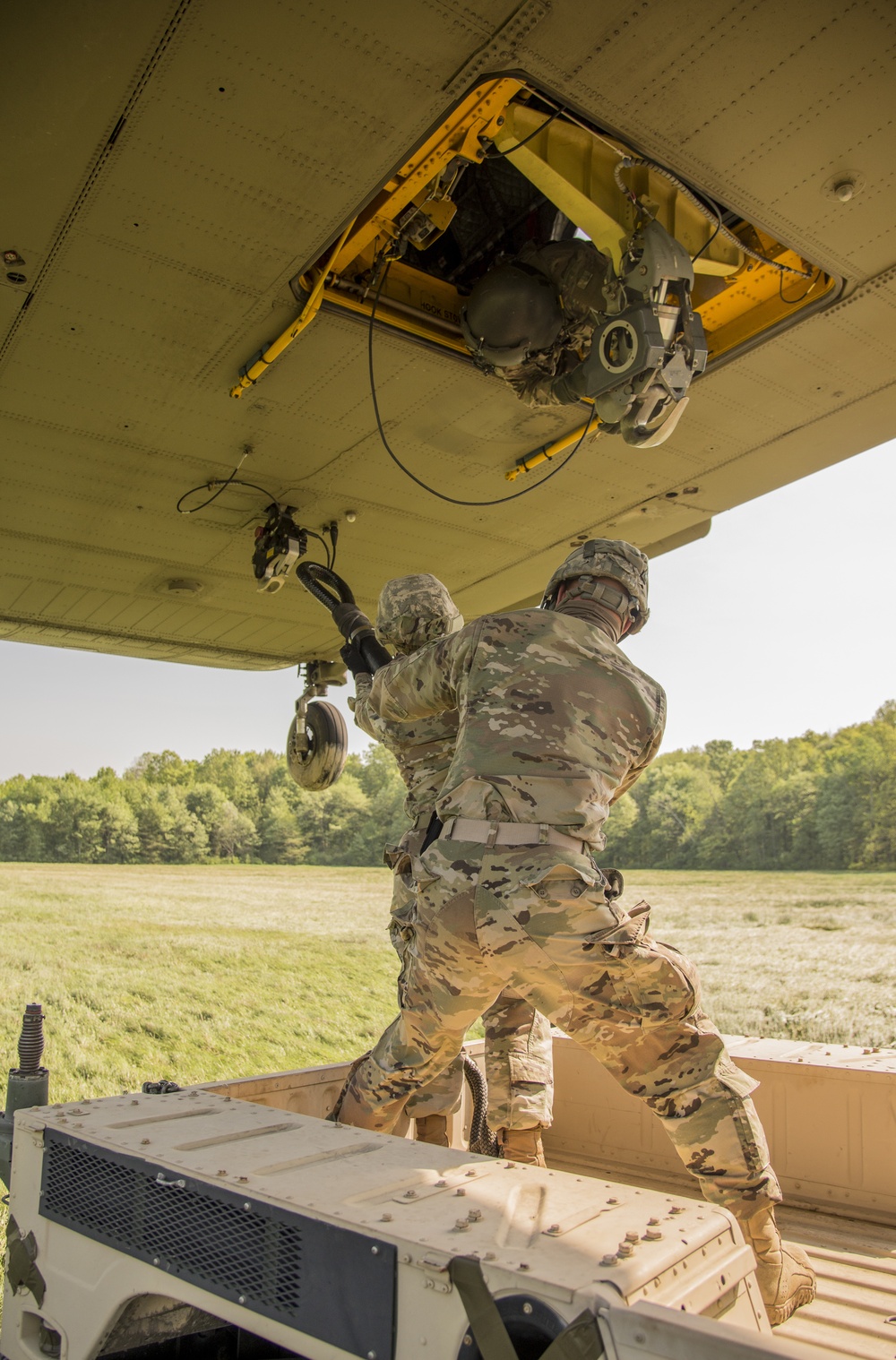 Ohio Army National Guard conducts sling load operations