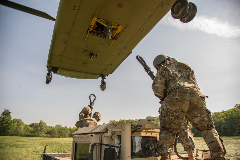 Ohio Army National Guard conducts sling load operations