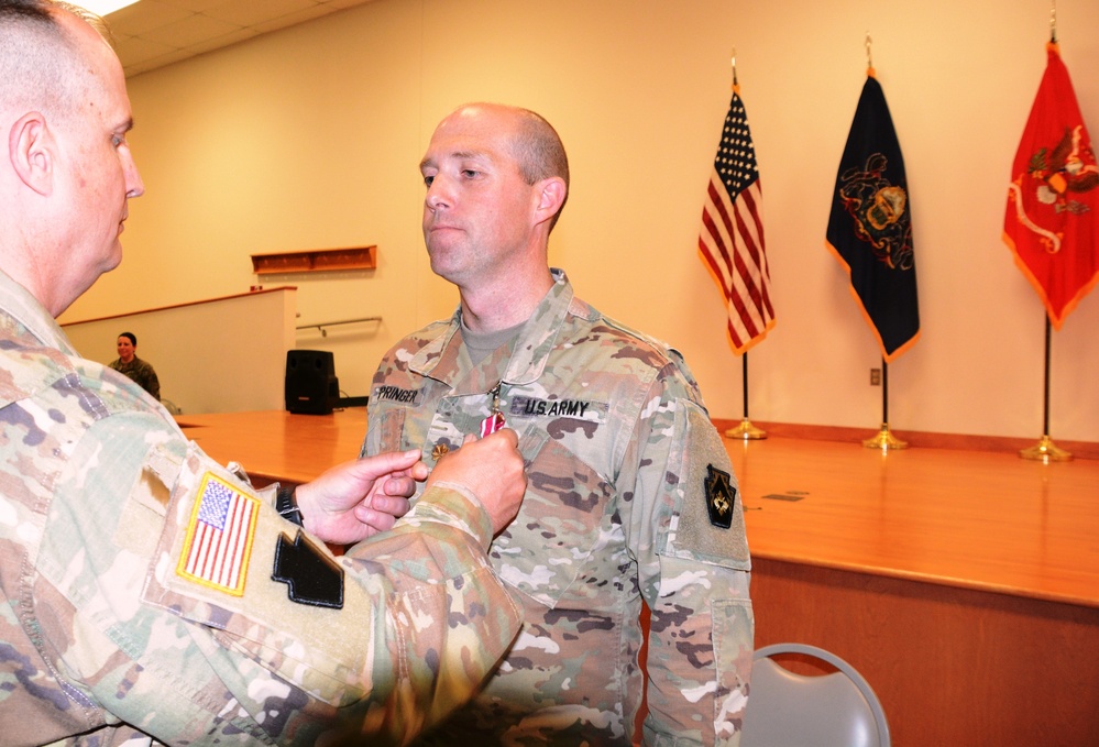Pa. Guard's Headquarters Detachment, Joint Force Headquarters holds change of command