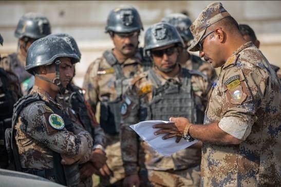 Iraq Counter-Terrorism Service Soldiers Conduct Mortar, Land Navigation Training