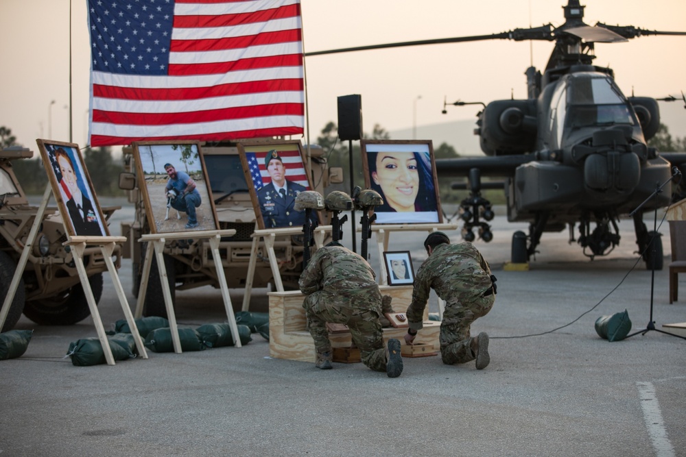 Coalition Forces Honor The Fallen