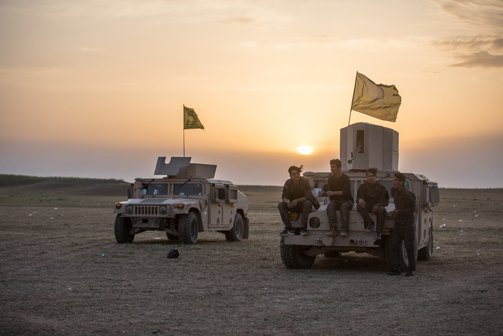 Syrian Democratic Forces conduct security operations