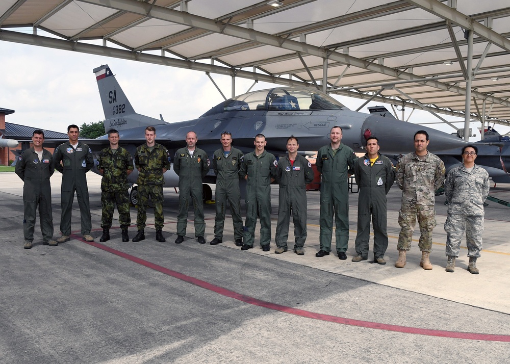 149 FW hosts members from partner nations Czech Republic, Chile