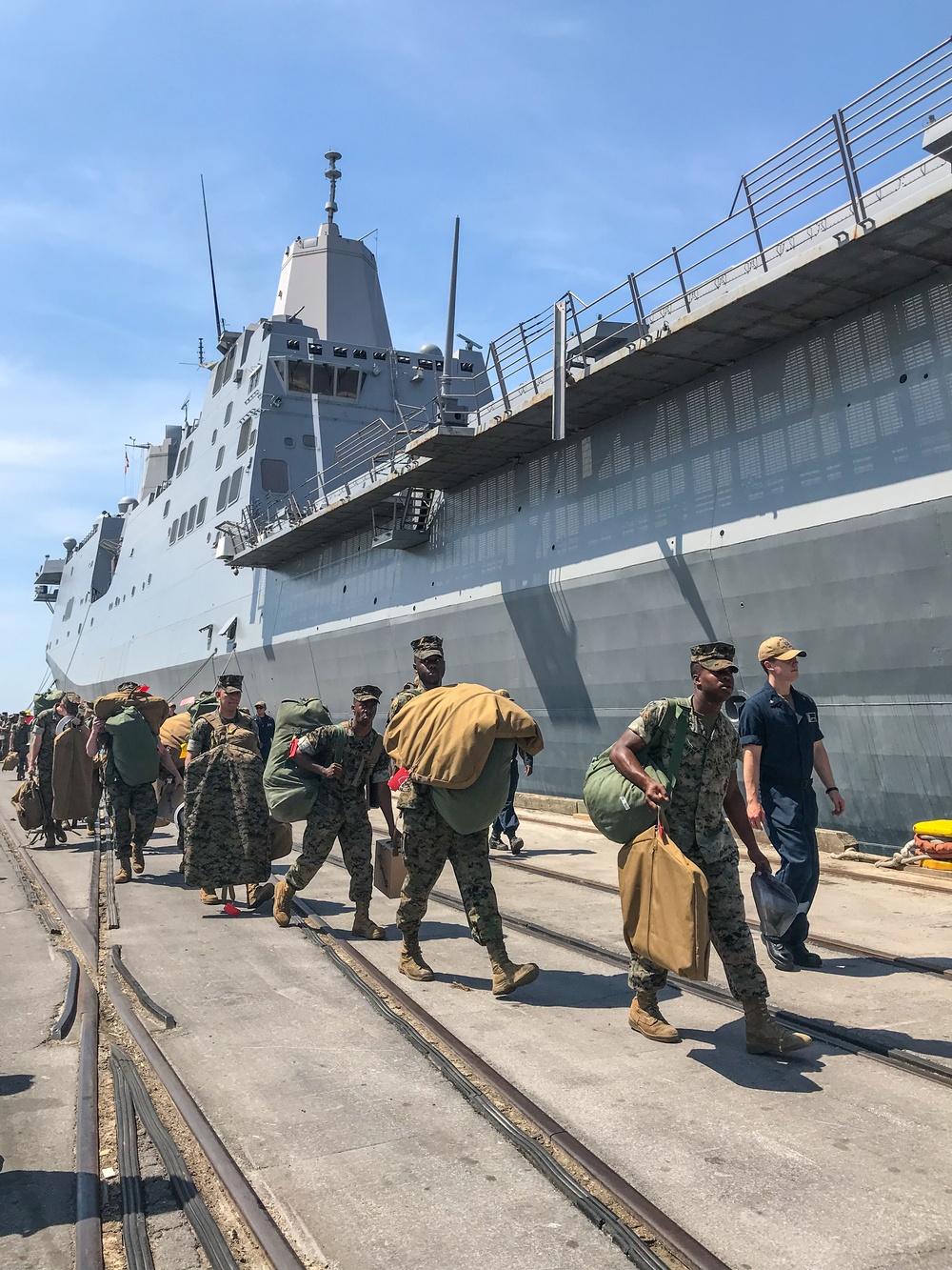 USS New York departs for Fleet Week