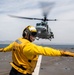 USS Harpers Ferry Conducts Vertical Replenishment