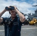 Sailor aboard USS Harpers Ferry Stands Watch