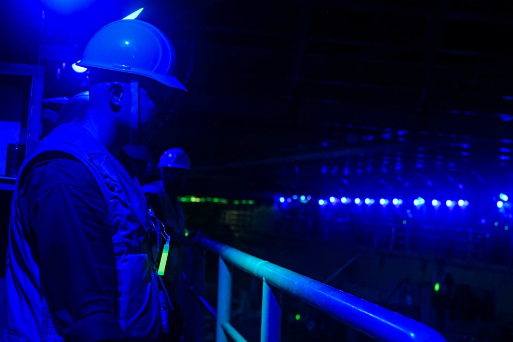 USS Harpers Ferry Conducts Well Deck Operations