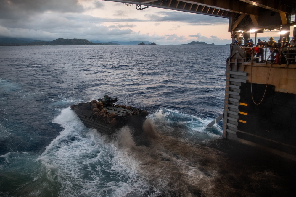 USS Harpers Ferry Conducts Well Deck Operations