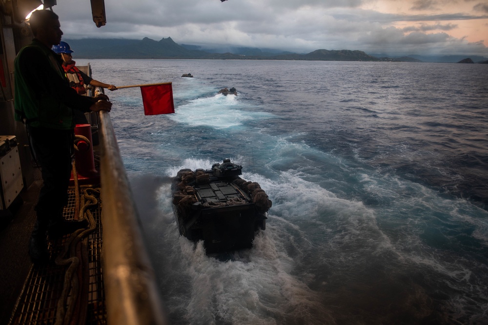 USS Harpers Ferry Conducts Well Deck Operations