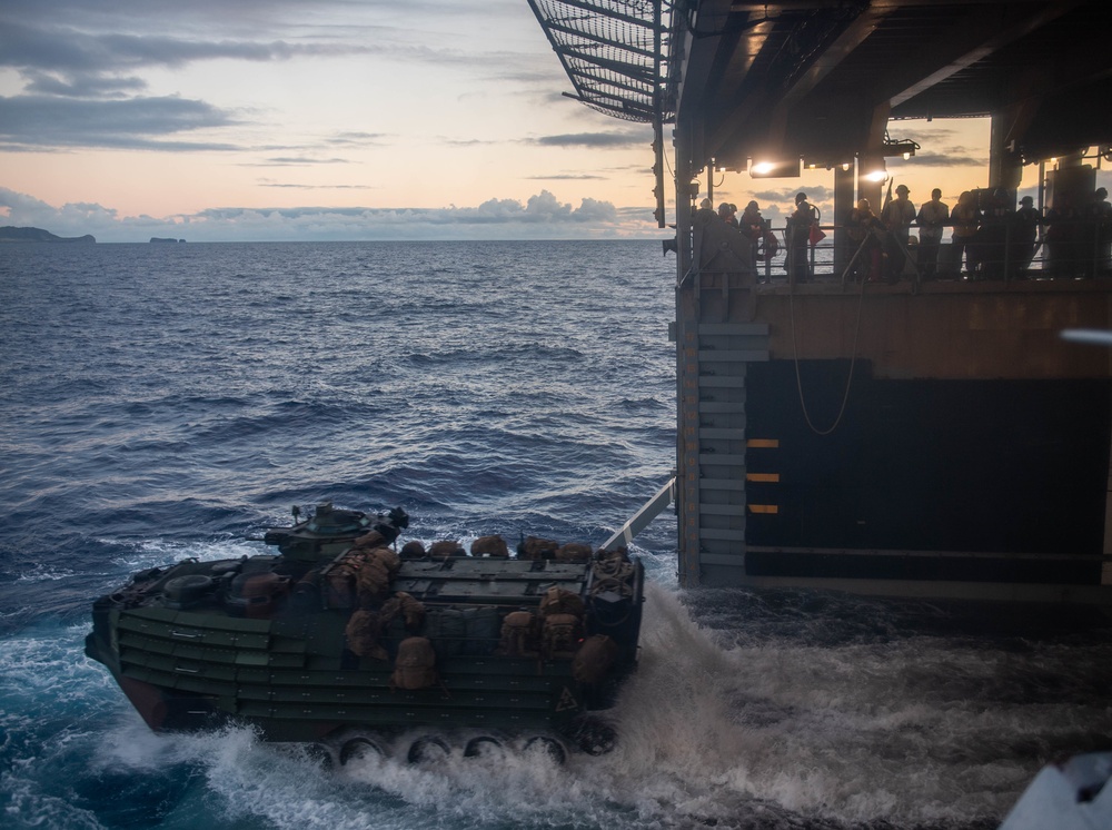 USS Harpers Ferry Conducts Well Deck Operations