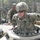 Brig. Gen. Lazaroski Climbs in Armored Vehicle