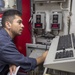Gas Turbine Systems Technician Electrical 2nd Class Alvaro Rodriguez performs maintenance on the shaft control unit aboard the Arleigh Burke-class guided-missile destroyer USS Momsen (DDG 92).