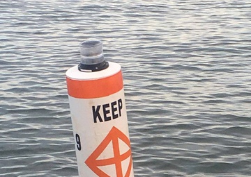 Poplar Island Cautionary Buoy