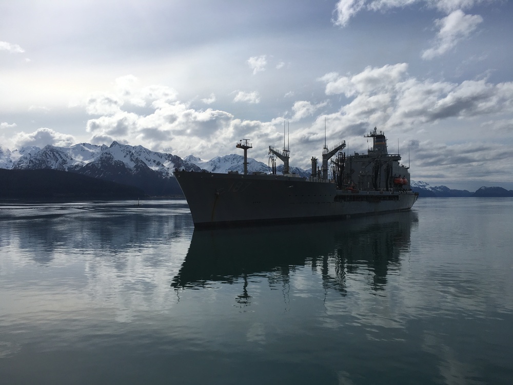 Military Sealift Command Conducts First Ever Cargo Loadout  in Seward Alaska in Support of Exercise Northern Edge 2019