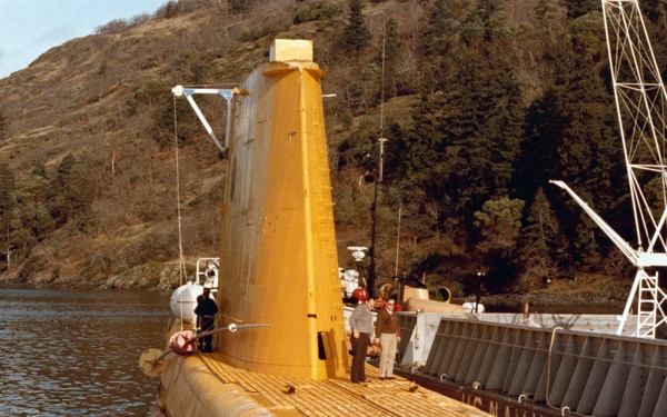 Ex-USS Menhaden - the Navy's "yellow submarine"