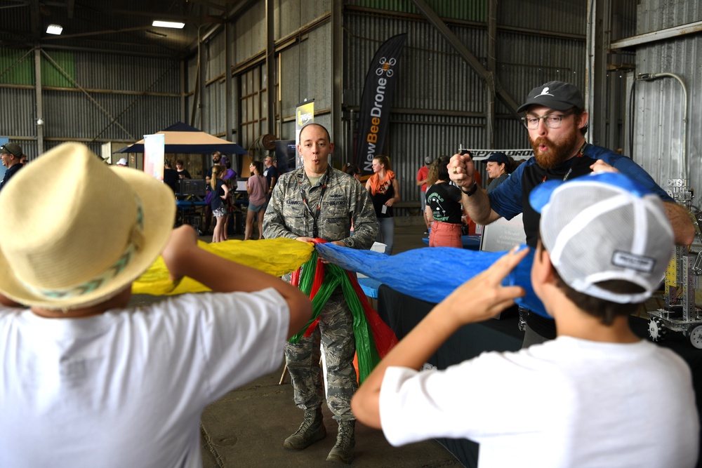 307th Bomb Wing Recruits, Remembers and Educates during 2019 Defenders of Liberty Air Show