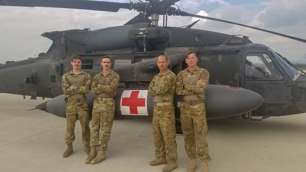 DUSTOFF Crew Conducts MEDEVAC Mission in Slovenia