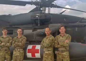 DUSTOFF Crew Conducts MEDEVAC Mission in Slovenia